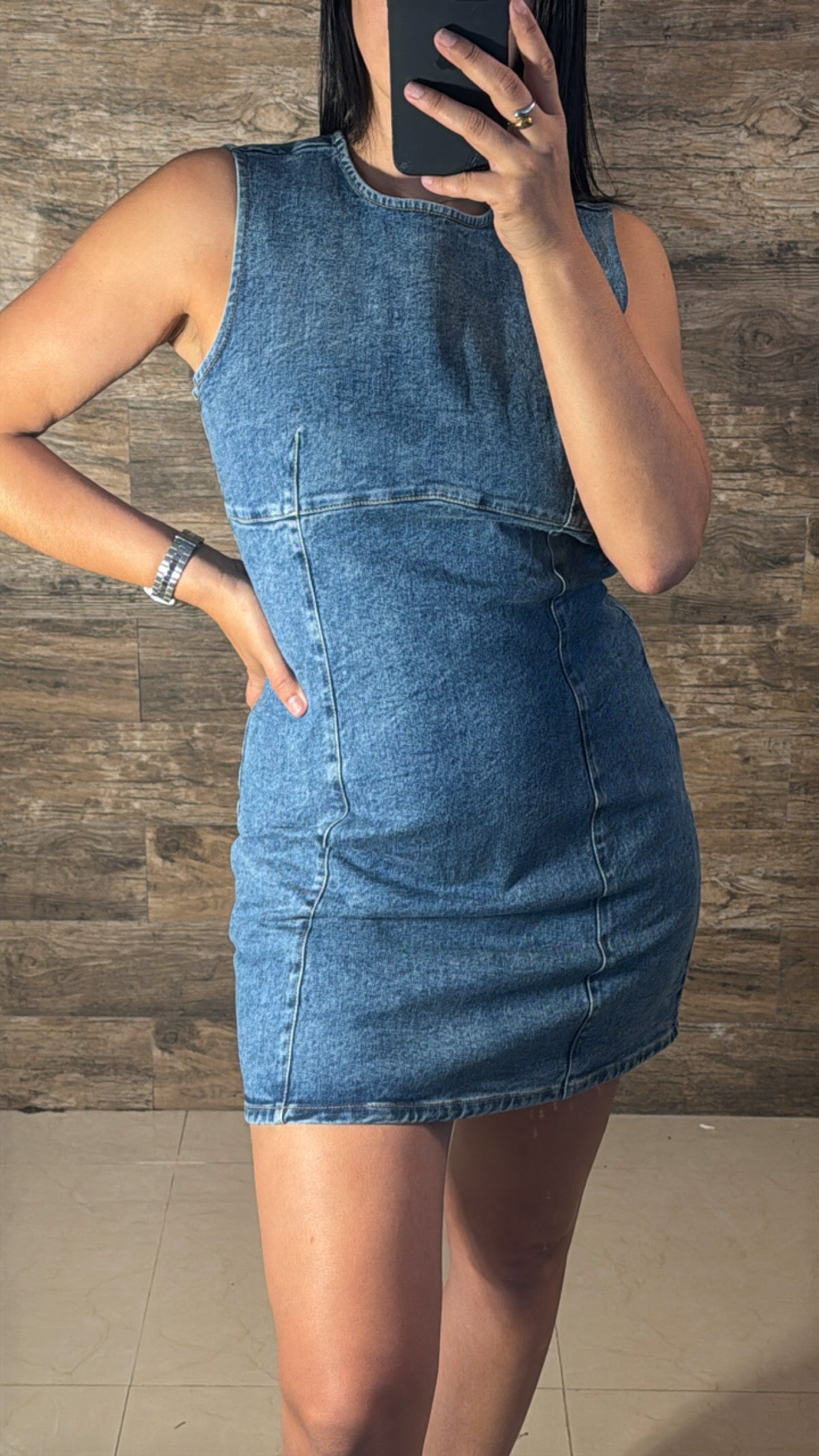 Denim Mini Dress