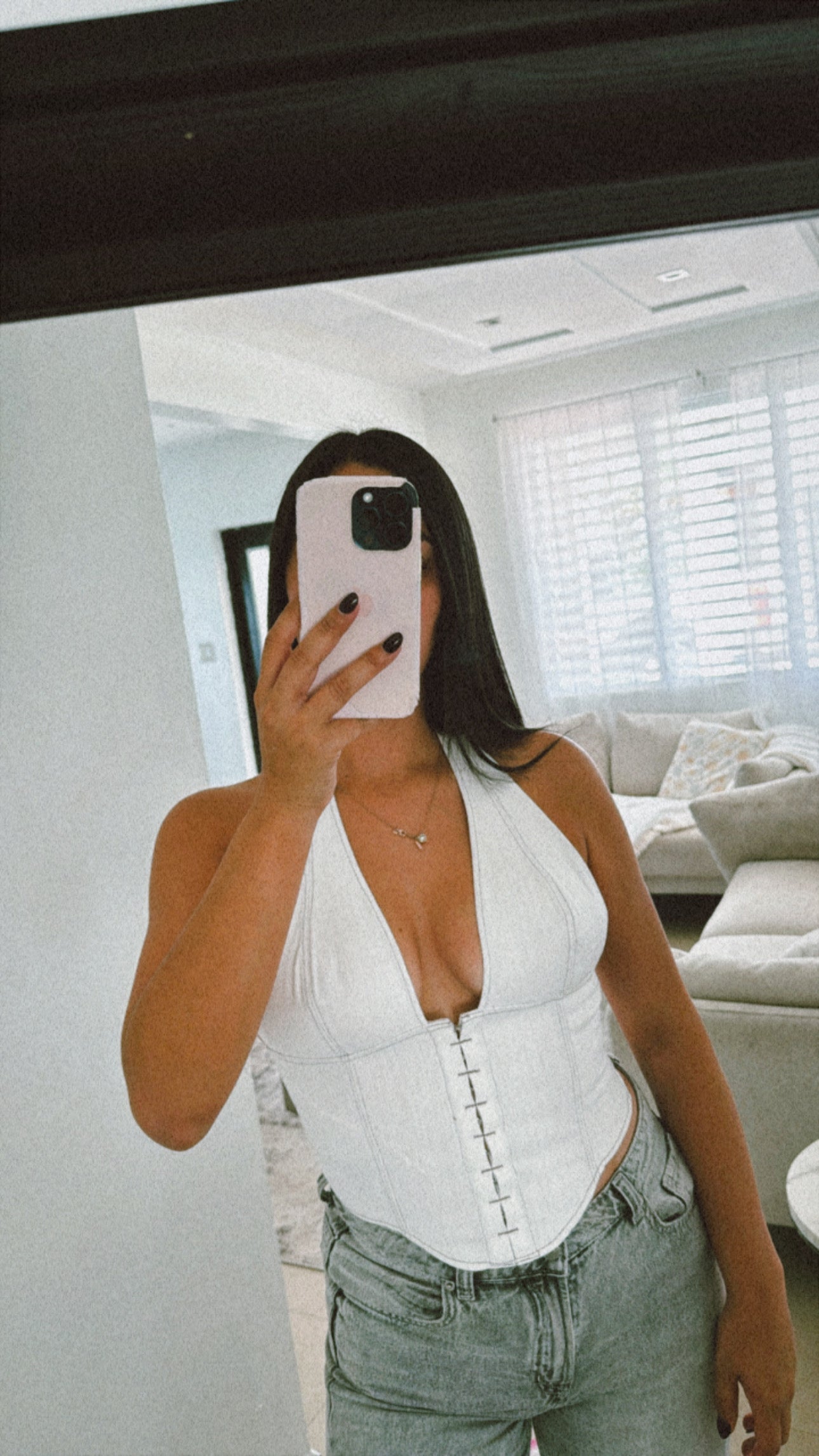 White Emiel Top