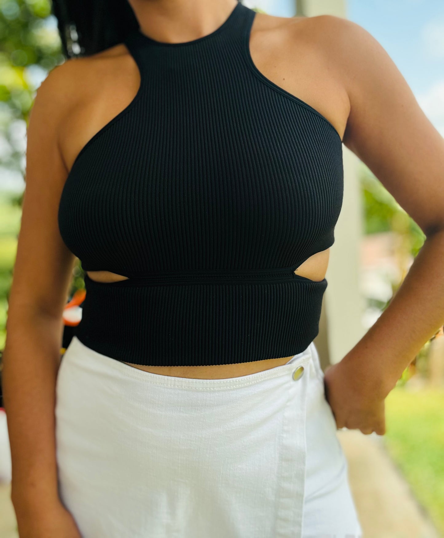 BLACK RACER CUT SIDE TANK