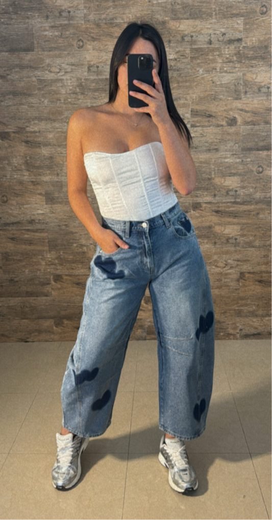 Heart Barrel Pant
