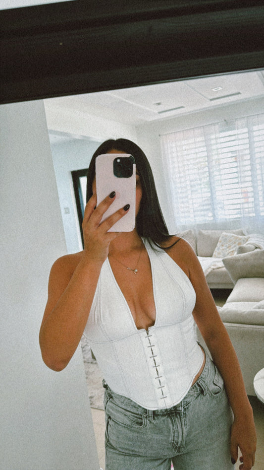 White Emiel Top