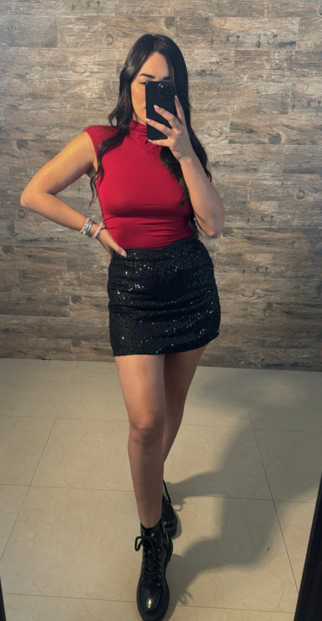 Sequin Skirt