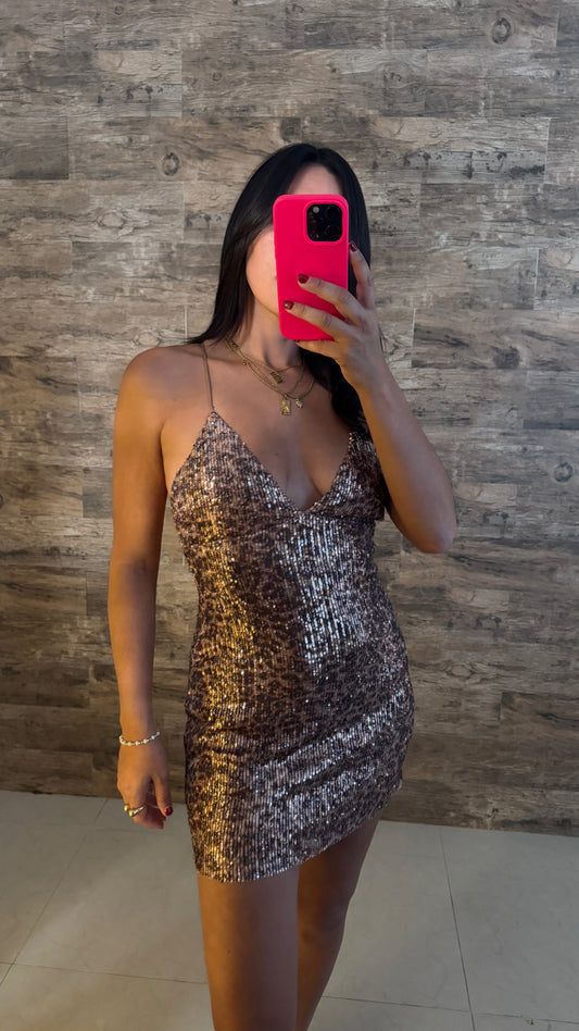 Sequin Mini Dress