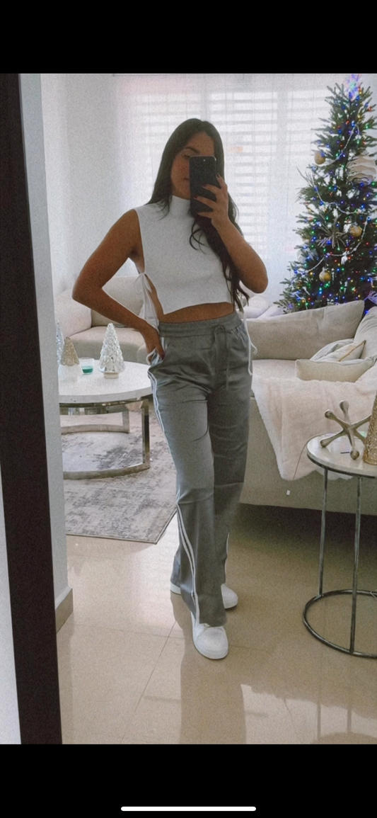 Pleated Track Pant