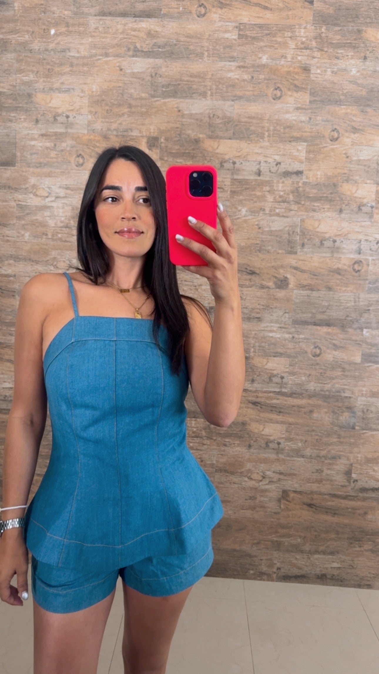 Luna Denim Set