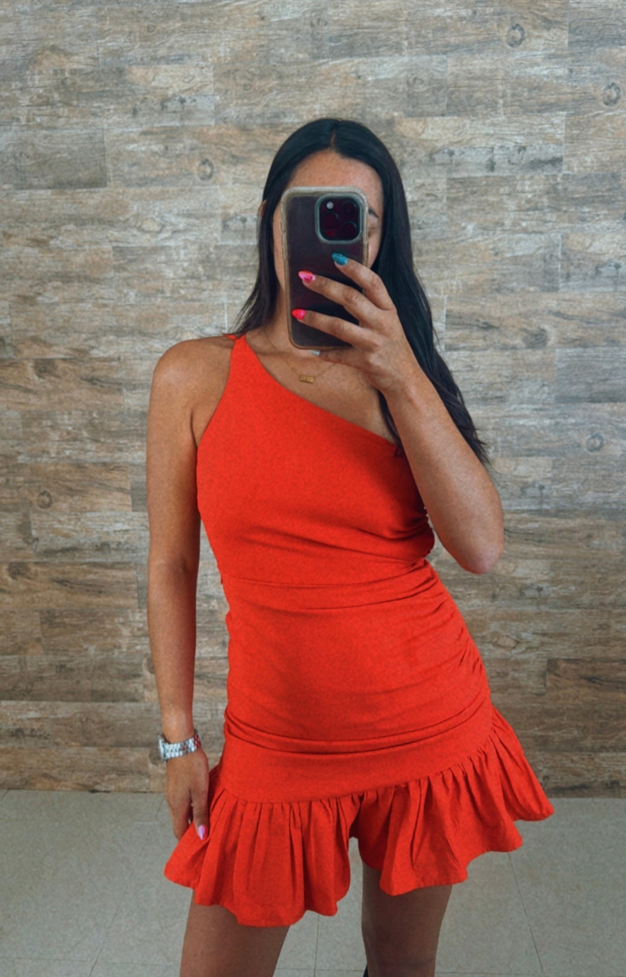 Open Back Mini Dress
