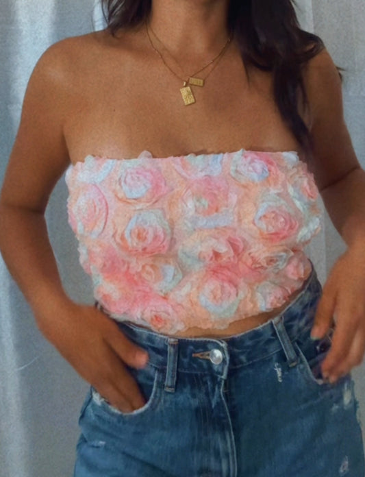 3D Floral Top